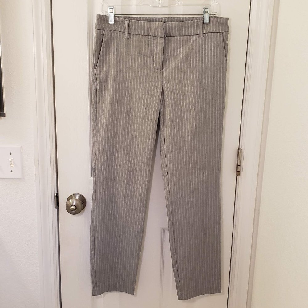 NWOT Ankle Pants Professional Pin Stripe Gray